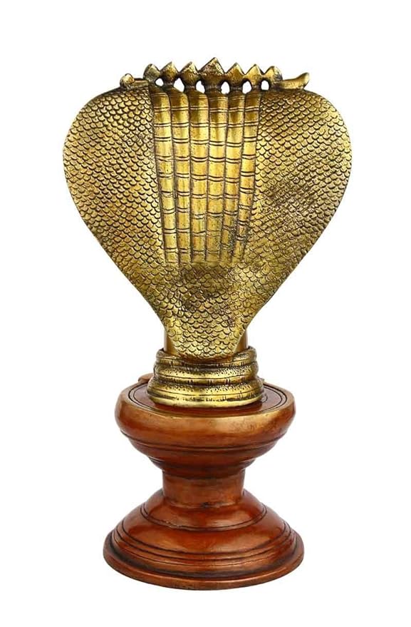 Brass Shiv Ling/Shiva Linga - (13 inch) Study Setting