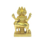 Brass Idol Dattatreya Bhagwan Idol Statue for Home Decor Height 4.5 Inch