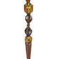 Brass Tibetan Handmade Dorje Vajra Furba Phurpa Dagger Adjustable Pendants (Height: 8 inch) (Multicolor)