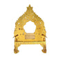 Brass Bhagwan Palki Chowki Mandir for Temple Diwali Home Decor | Height : 8 Inches