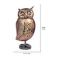 Metal Owl Showpiece for Home Decor Height 14 Inch