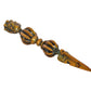 Brass Tibetan Handmade Dorje Vajra Furba Phurpa Dagger Adjustable Pendants (Height: 7.5 inch)