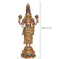 Brass Lord Tirupati Bala Ji Idol Statue for Home Temple Office Decor Figurine Showpiece Multicolour (Height 32 Inch)