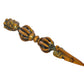 Brass Tibetan Handmade Dorje Vajra Furba Phurpa Dagger Adjustable Pendants (Height: 7.5 inch)