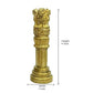 Brass Ashoka Pillar Table Top for Offices Height 4 Inch