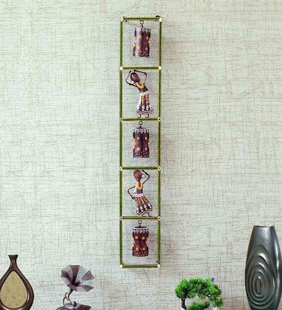 Iron The Dance of the Tribes Wall Art (Height: 39 Inches)