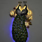 Metal Double Peacock Beautifully Decorative Showpiece Peacock Wall Hanging Wall Decor Living Hall Area Showpiece With LED Lights Best Gift Item Multicolour 44X2X24 Inches (Medium)