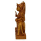 Kadamba Wood Carved Godess Durga Devi Decorative Showpiece I Handicraft I Home Decor I Gift I Lucky Idol I Religious Height 6 Inch