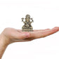 Super Fine Brass Lord Ganesha Ganpati Idol Vinayak Religious Statue Murti (Height: 2Inch)