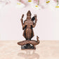 Copper Standing Lord Kartikeya Murugan Murti Decorative Showpiece Copper Murti for Home Decor Mandir Pooja Temple (Height 3 Inch)