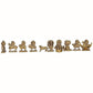 Brass Chota Navagraha Set - Brass Idol Height 3 Inch