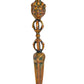 Brass Tibetan Handmade Dorje Vajra Furba Phurpa Dagger Adjustable Pendants (Height: 8 inch) (Multicolor 2)