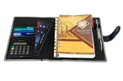 Office Executive Organizer Diary 2027 Organizer Daily Planner with Back Zip Pocket and Calculator, 25 cm