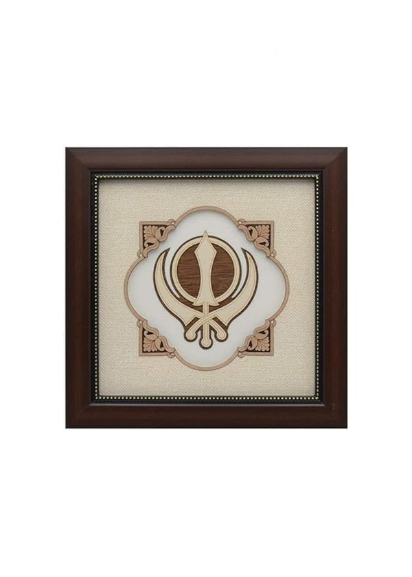 Wooden Art Work Frame Wall Decor Wall Hanging For Home Decor 8 x 8 Inch Mandir Setting
