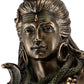 Large Standing Shiva Statue with Trishula Trident - Lord Shiva Destroyer of Evil Sculpture in Premium Cold Cast Bronze - 24-Inch Collectible Hindu Figurine