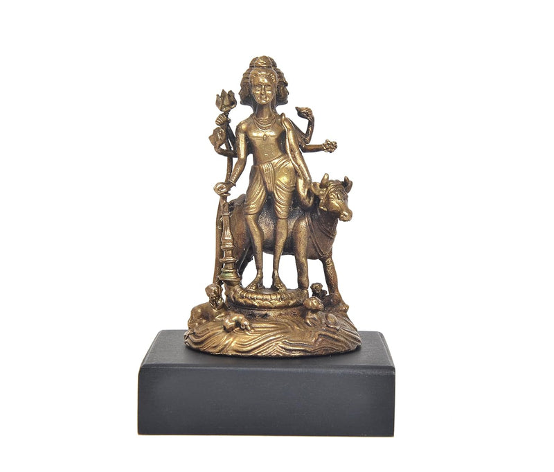 Panchaloha Brahma Vishnu Mahesh Idol Tridev God (Height:3 Inch)