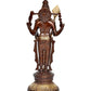 Brass Standing Lord Kartikeya Murugan Swaminatha Murti for Home Decor Pooja Mandir Decorative Showpiece Brass Murti (Height 11 Inch)