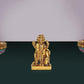 Brass Idol Trimurti Brahma Vishnu Mahesh Idol Statue Height 3 Inch