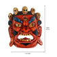 Mahakala Wall Hanging Mask (Tibetan Buddhist Deity) Height : 8 Inches