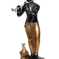 Brass Lord Krishna Idol Figurine Sculpture Playing Flute Statue Decorative Showpiece, (Height 29 Inch)