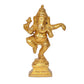 Brass Lord Dancing Ganesha Murti - Religious Statue for Home Temple Pooja (Height 4.5 Inch)