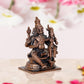 Copper God Lakshmi Narasimhar Pooja Mandir Home Decor (Height 4 Inch)