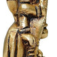 Dattatreya Idol | Tridev Idols | Dattatreya Idol Brass | Dattatreya | Statue | God Datta Idol | Trimurti | Bhagwan | Lord Datta | Statues (Height:2.75")