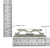 Brass Jai Shree Ram Dhanush showpiece with measurements: 1 inch height, 4 inch width