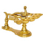 Brass Peacock Aarti Diya Oil Lamp Decorative Puja Home Temple lamp Aarti, Diwali Gifts Home Height: 5 inch