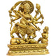 Brass India Maa Durga (Golden Finish, 35.36cm X 25.4cm)