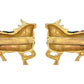 Brass Kamdhenu Cow Pair Wall Hanging Vastu Gau MATA Statues for Home Decor and Ofice Wall Decor Vastu Pooja Figurine (Height: 4 inch) multicolour