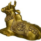 Brass Nandi-The Gana of Lord Shiva, Height: 7 Inch