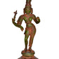 Brass Shiva and Parvati Dancing Ardhanrishvara Murti Religious Statue for Home Temple Decor (Height : 11 inch)