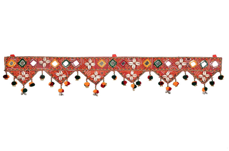 Jaipuri Toran Bandhanwar Door Hangings For Diwali Decoration (Length: 36 Inch)
