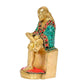 Brass Shirdi Sai Baba Statue Idol Sai Baba Religious Brass Statue (Height: 5 Inch)