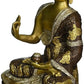 India Lord Buddha in Vitarka Mudra Brass Statue Idol Height : 13 inches