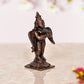 Copper Garun Bhagwan Standing Garuda Idol Statue for Home Decor (Height 3 Inch)