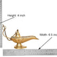 Brass Aladdin Magic Chiraag Genie Lamp Vintage Design (Height: 4 Inch)