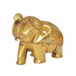 Brass Elephant Figurine - Decorative Statue for Home Decor, Feng Shui, and Good Luck (Height 4 Inch)