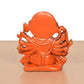 Resin Panchmukhi Hanuman Idol (Height 5.5 Inch) (Orange)