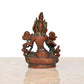 Brass Tara Devi Statue - Green Tara for Worship, Meditation Spaces, for Home Decor and Office, or as a Thoughtful Spiritual Gift. (Height 3.5 Inch)