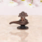 Copper Shiva Ling Murti Shivling with Sheshnaag Maharaj Figurine Sculpture Deity Lord Shivling Statue Hindu Puja Vastu Gifts Home Decor Height: 2.5 inch