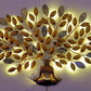 Metal Wall Decor/Wall Mounted Muksha Tree of Buddha with LED Light, 32 inches X 33 inches X 3 inches