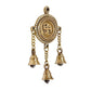 Brass Swastik Door Hanging with Bells - Traditional Home Decor | Auspicious Swastika Wall Hanging | Spiritual Decorative Bells for Prosperity and Protection (Height : 7 Inches)