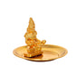 Brass Maa Annapurna or Annapoorna Annapurneshwari Murti Gift Article Decorative Showpiece Brass Idol (Height 2 Inch)