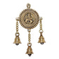 Brass Lakshmi Hanging with Bells Pooja Room Decoration/Brass Decor Items for Puja Manidr and Home Temple (Height : 7 Inches)