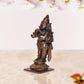 Copper Garun Bhagwan Standing Garuda Idol Statue for Home Decor (Height 3.5 Inch)