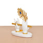 Resin White Krishna Ji Hands with Flute Figurine (Height: 7 Inch)