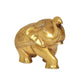 Brass Elephant Figurine - Decorative Statue for Home Decor, Feng Shui, and Good Luck (Height 4 Inch)