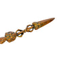 Brass Tibetan Handmade Dorje Vajra Furba Phurpa Dagger Adjustable Pendants (Height: 8 inch) (Multicolor 2)